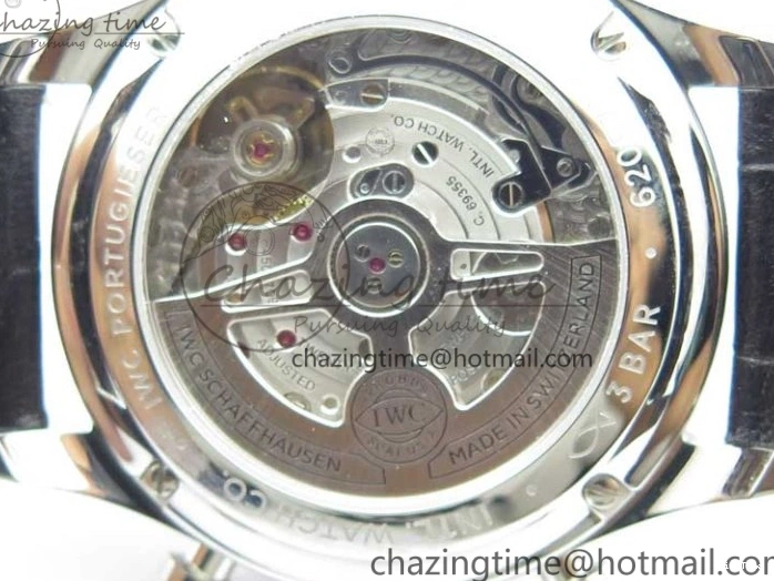 MIROTIME 0724 Timeless Portuguese Chrono IW371606 ZF 1:1 Best Edition Blue Dial on Black Leather Strap A 7099
